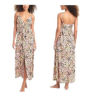 Bar III Leopard Print Maxi Dress - Multicolor